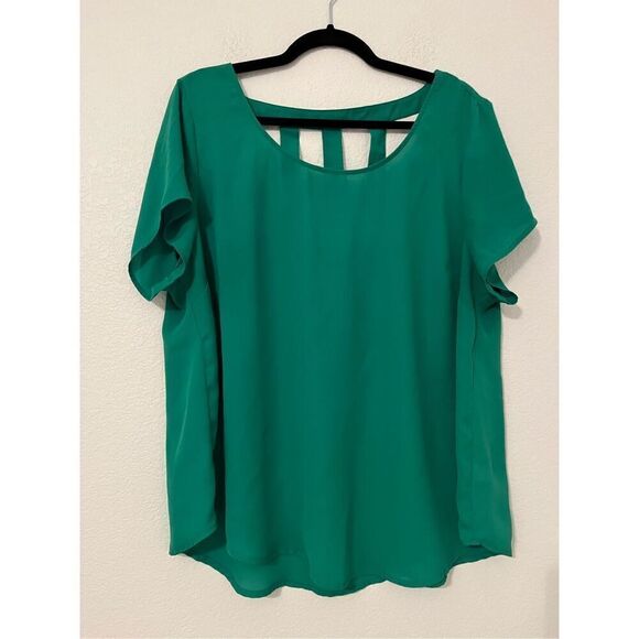 Torrid Caged Back Blouse - Picture 1 of 4